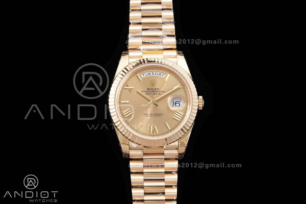 DayDate 40 228238 VSF 1:1 Best Edition YG Roman Di...