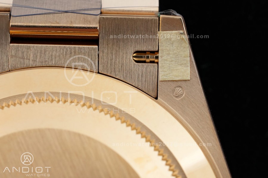 DayDate 40 228238 VSF 1:1 Best Edition YG Roman Dial on President Bracelet VS3255