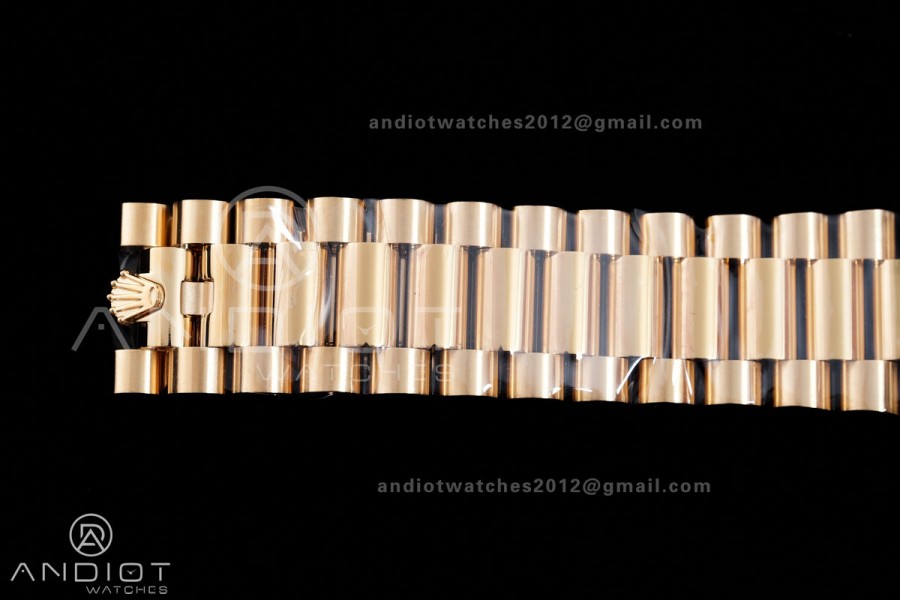 DayDate 40 228238 VSF 1:1 Best Edition YG Roman Dial on President Bracelet VS3255
