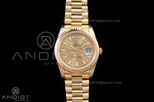DayDate 40 228238 VSF 1:1 Best Edition YG Dial on ...