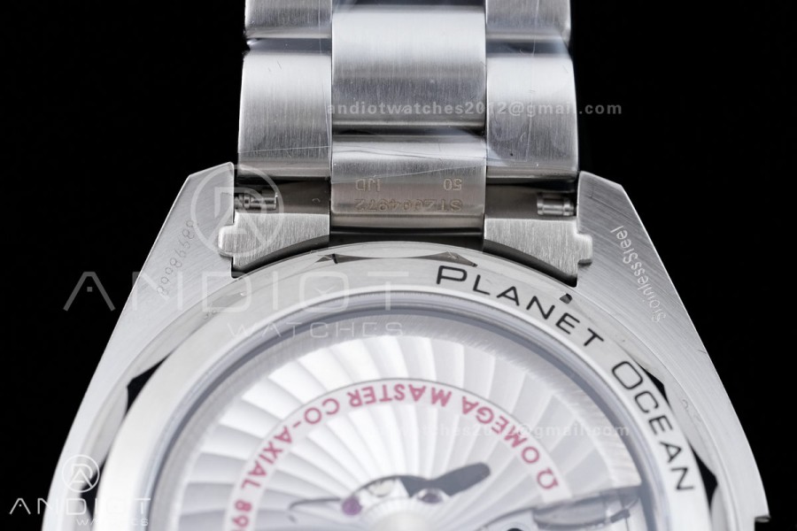 Planet Ocean 43.5mm SS VSF 1:1 Best Edition Blue Ceramic Bezel and Dial on SS Bracelet A8900 Super Clone
