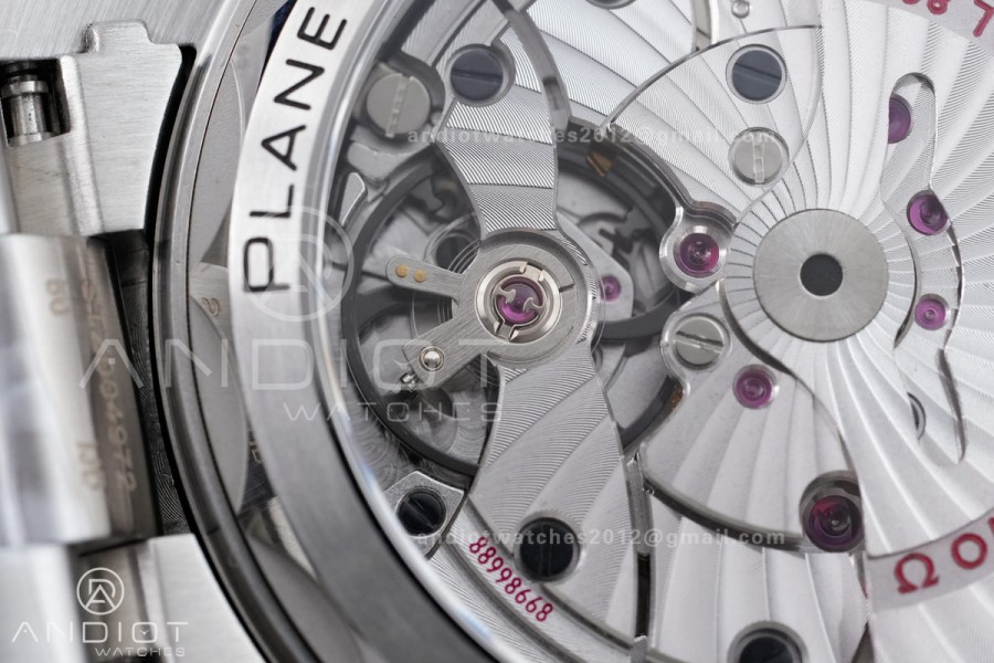 Planet Ocean 43.5mm SS VSF 1:1 Best Edition Blue Ceramic Bezel and Dial on SS Bracelet A8900 Super Clone