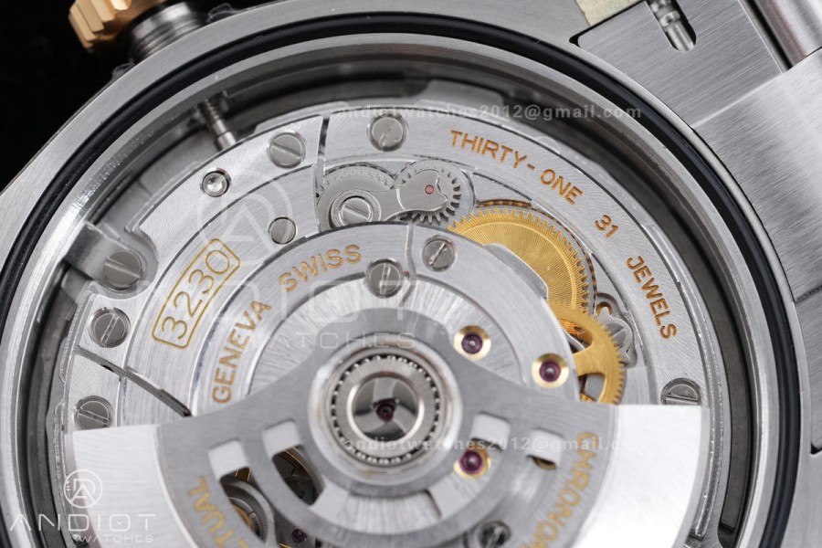Oyster Perpetual 134303 41mm VSF 1:1 Best Edition 904L Steel 2025 Gray Dial Gold Bezel DD3230