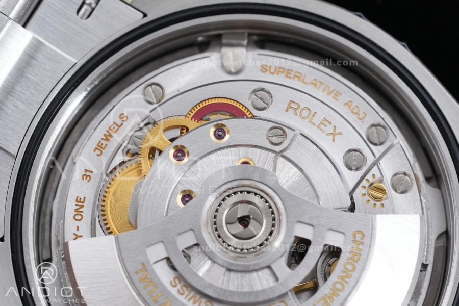 Oyster Perpetual 134303 41mm VSF 1:1 Best Edition 904L Steel 2025 Gray Dial Gold Bezel DD3230