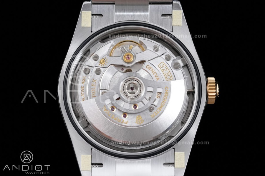 Oyster Perpetual 134303 41mm VSF 1:1 Best Edition 904L Steel 2025 Gray Dial Gold Bezel DD3230
