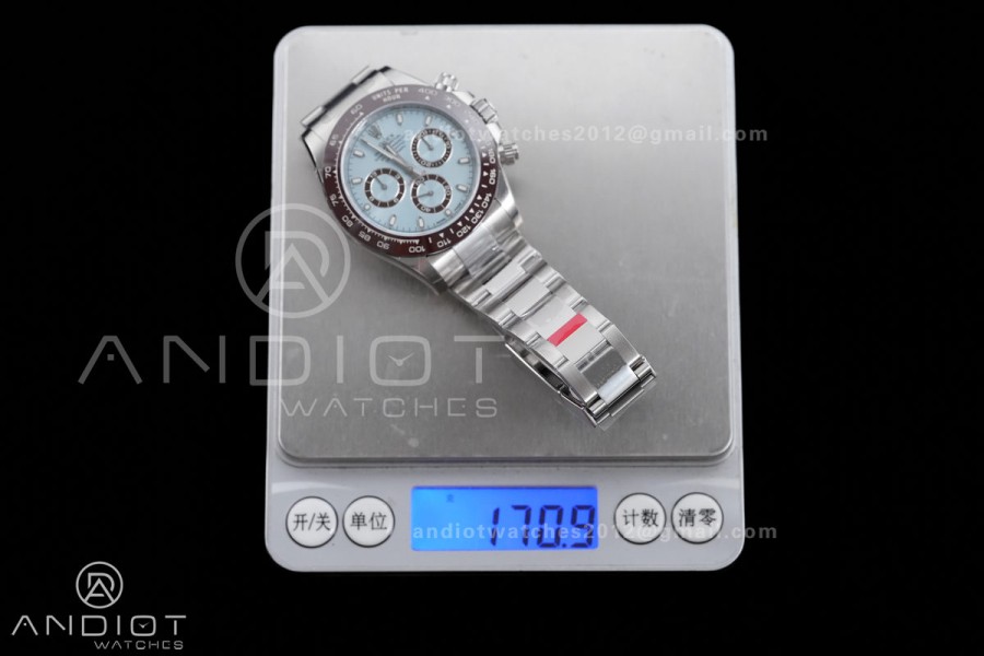 Daytona 116506 Gain Weight VSF 1:1 Best Edition Ice Blue Dial Stick Marker On Oyster Bracelet DD4130