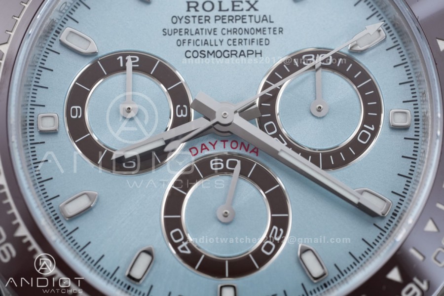 Daytona 116506 Gain Weight VSF 1:1 Best Edition Ice Blue Dial Stick Marker On Oyster Bracelet DD4130