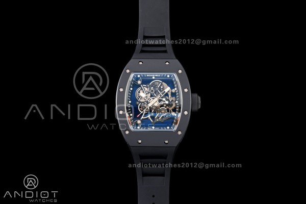 RM055 Black Ceramic A9F 1:1 Best Edition Black Inn...