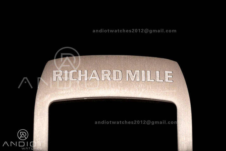 RM061 White Ceramic A9F 1:1 Best Edition on Yellow Rubber Strap RMUL2 Free Sprung