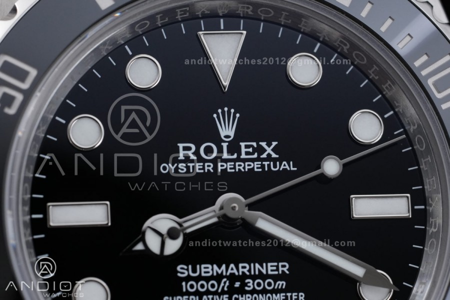 Submariner 41mm 124060 No Date RICH 1:1 Best Edition 904L SS Case and Bracelet JH3230 V2 (Free Sprung)