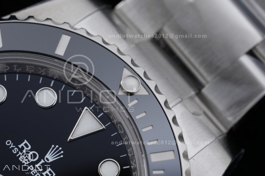 Submariner 41mm 124060 No Date RICH 1:1 Best Edition 904L SS Case and Bracelet JH3230 V2 (Free Sprung)