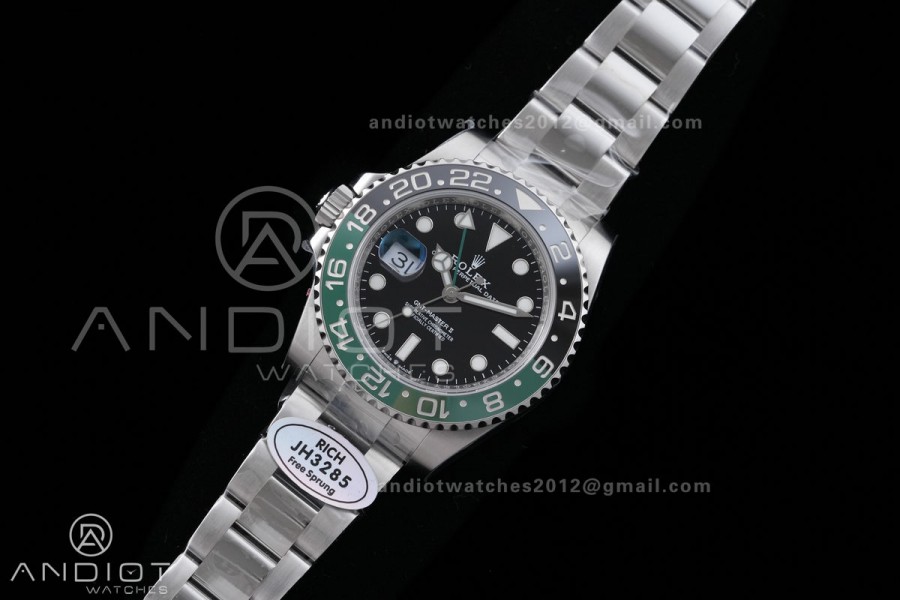 GMT-Master II 126720 VTNR LHD 904L Steel RICH 1:1 Best Edition on Oyster Bracelet JH3285 (Free Sprung) V2
