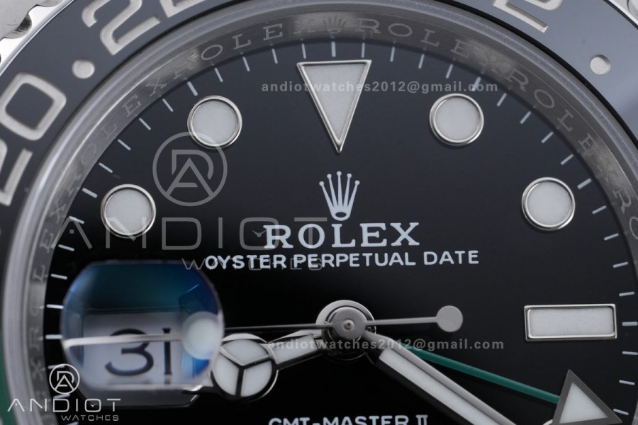 GMT-Master II 126720 VTNR LHD 904L Steel RICH 1:1 Best Edition on Oyster Bracelet JH3285 (Free Sprung) V2