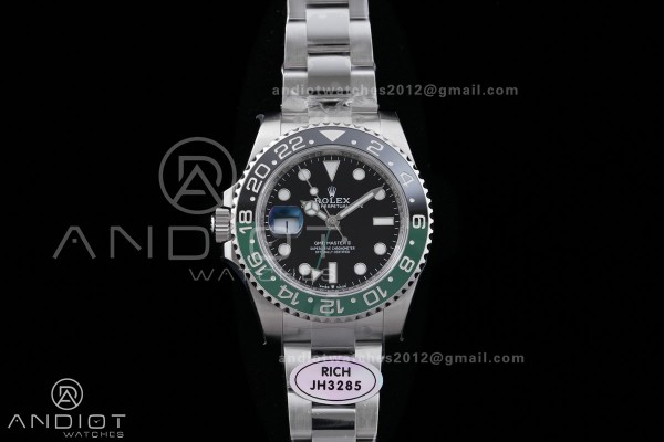 GMT-Master II 126720 VTNR LHD 904L Steel RICH 1:1 Best Edition on Oyster Bracelet JH3285 V2