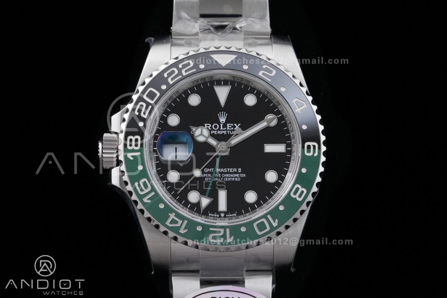 GMT-Master II 126720 VTNR LHD 904L Steel RICH 1:1 Best Edition on Oyster Bracelet JH3285 V2