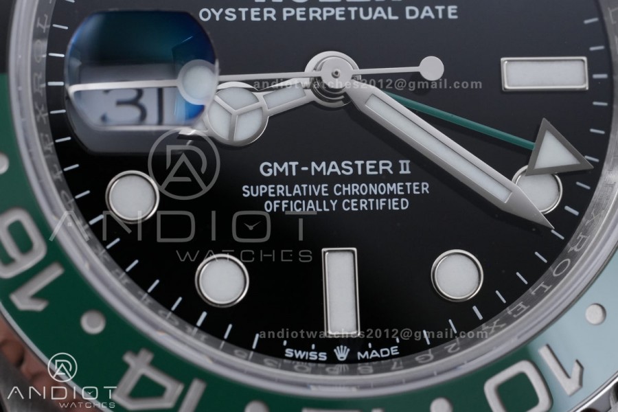 GMT-Master II 126720 VTNR LHD 904L Steel RICH 1:1 Best Edition on Oyster Bracelet JH3285 V2