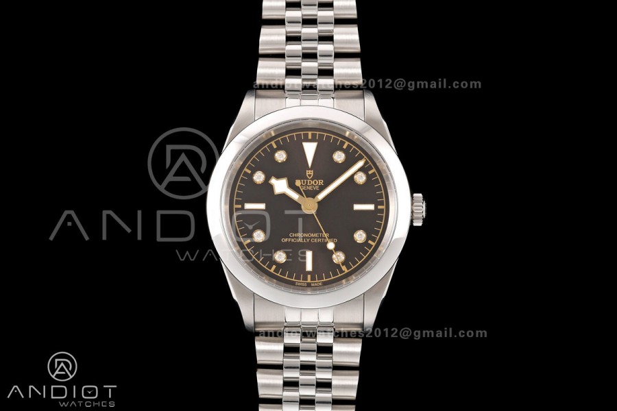 Black Bay One 41 SS HTF 1:1 Best Edition Black Diamonds Dial on SS Bracelet A26J