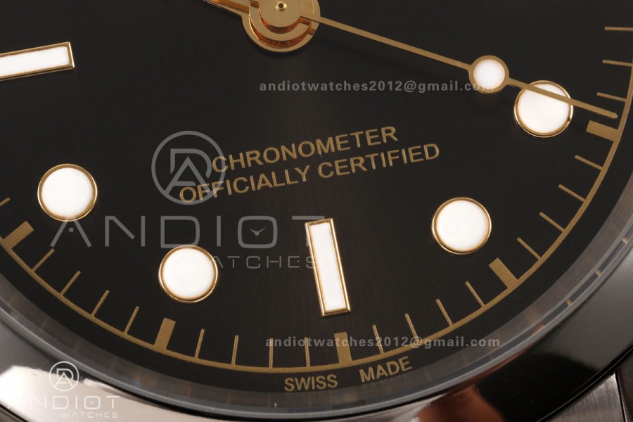 Black Bay One 41 SS HTF 1:1 Best Edition Black  Dial on SS Bracelet A26J