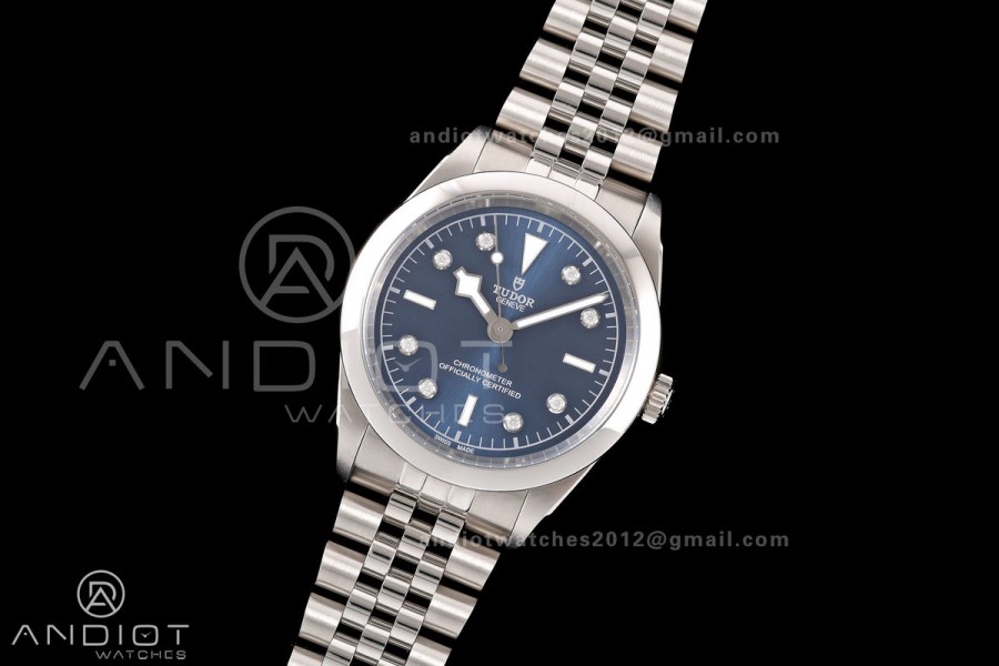 Black Bay One 41 SS HTF 1:1 Best Edition Blue Diamonds Dial on SS Bracelet A26J