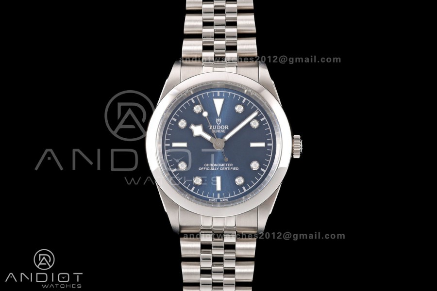 Black Bay One 41 SS HTF 1:1 Best Edition Blue Diamonds Dial on SS Bracelet A26J