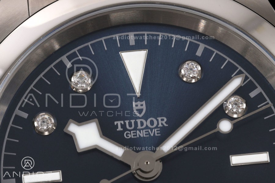 Black Bay One 41 SS HTF 1:1 Best Edition Blue Diamonds Dial on SS Bracelet A26J