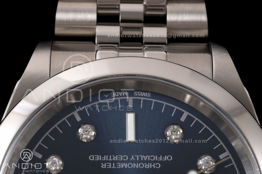 Black Bay One 41 SS HTF 1:1 Best Edition Blue Diamonds Dial on SS Bracelet A26J