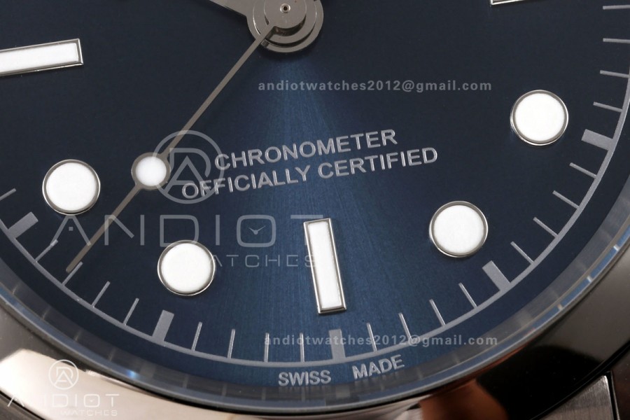 Black Bay One 41 SS HTF 1:1 Best Edition Blue Diamonds Dial on SS Bracelet A26J