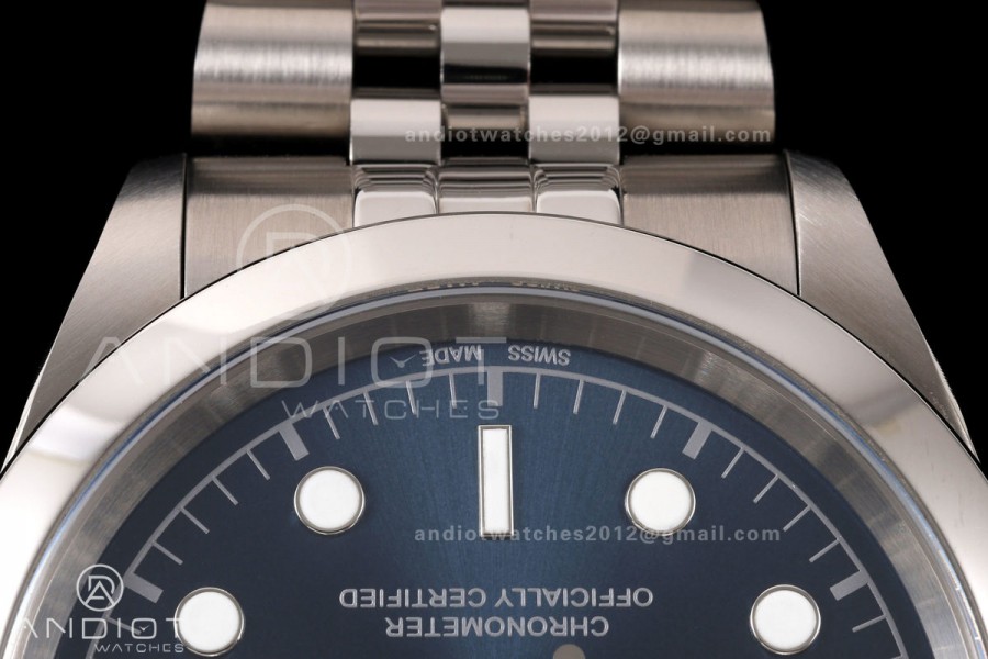 Black Bay One 41 SS HTF 1:1 Best Edition Blue Diamonds Dial on SS Bracelet A26J