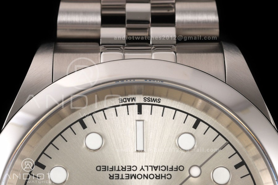 Black Bay One 41 SS HTF 1:1 Best Edition Silver Dial on SS Bracelet A26J