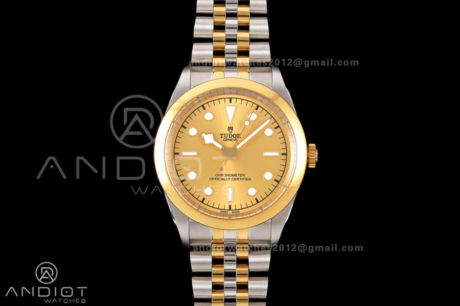 Black Bay One 41 SS/YG HTF 1:1 Best Edition YG Dial on SS/YG Bracelet A26J