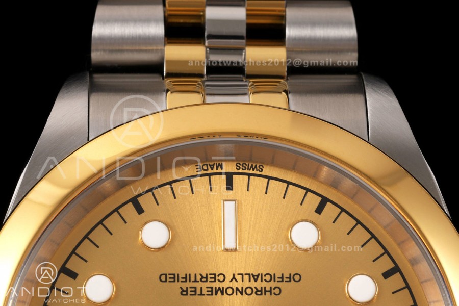 Black Bay One 41 SS/YG HTF 1:1 Best Edition YG Dial on SS/YG Bracelet A26J