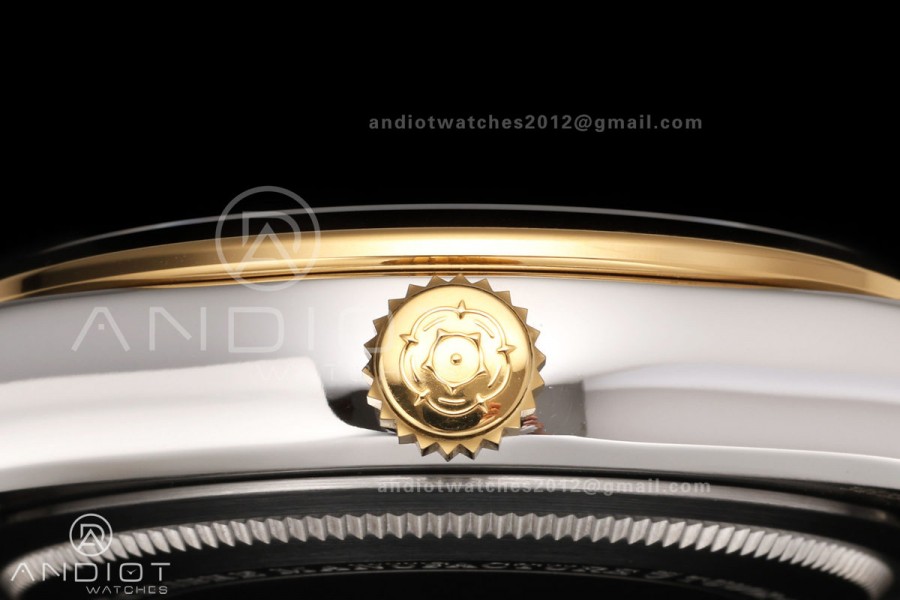 Black Bay One 41 SS/YG HTF 1:1 Best Edition Silver Diamonds Dial on SS/YG Bracelet A26J