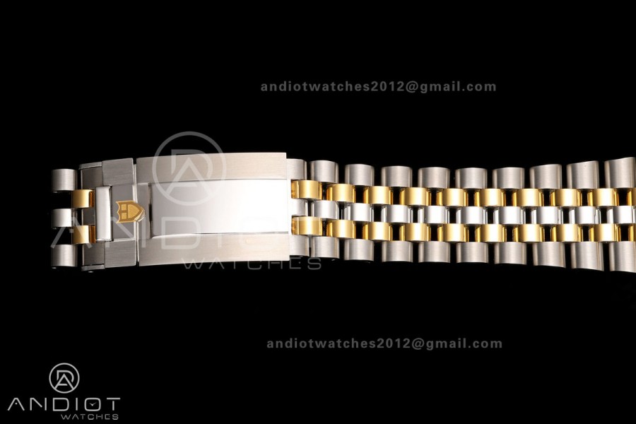 Black Bay One 41 SS/YG HTF 1:1 Best Edition Silver Diamonds Dial on SS/YG Bracelet A26J