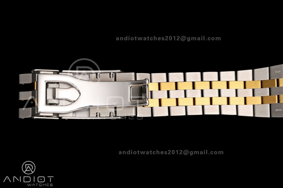 Black Bay One 41 SS/YG HTF 1:1 Best Edition Silver Diamonds Dial on SS/YG Bracelet A26J