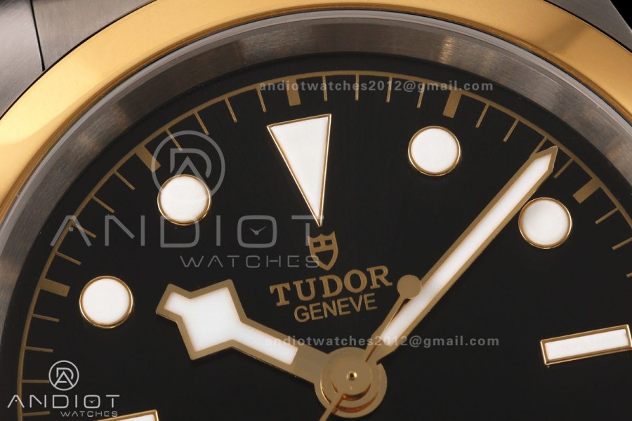 Black Bay One 41 SS/YG HTF 1:1 Best Edition Black Dial on SS/YG Bracelet A26J
