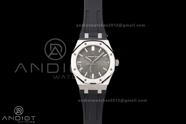 Royal Oak 15500 SS OCTA 1:1 Best Edition Gray Dial...