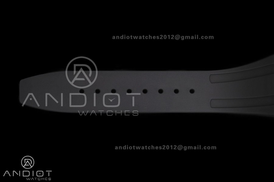 Royal Oak 15510 SS OCTA 1:1 Best Edition Gray Dial on Black Rubber Strap JH4302 Super Clone (Free Sprung)