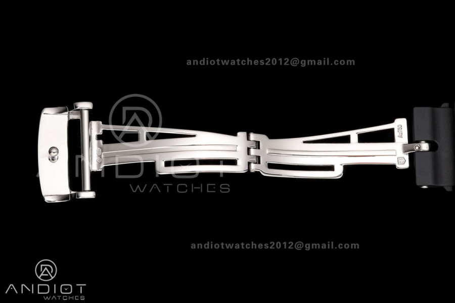 Royal Oak 15510 SS OCTA 1:1 Best Edition Gray Dial on Black Rubber Strap JH4302 Super Clone (Free Sprung)