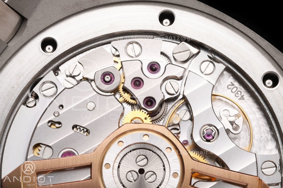 Royal Oak 15510 SS OCTA 1:1 Best Edition Black Dial on SS Bracelet JH4302 Super Clone (Free Sprung)