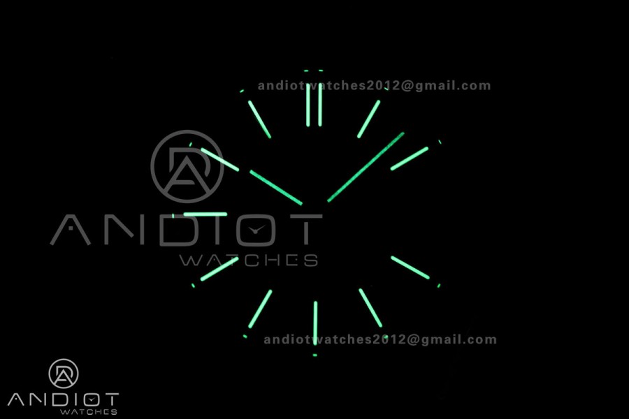 Royal Oak 15510 SS OCTA 1:1 Best Edition Black Dial on SS Bracelet JH4302 Super Clone (Free Sprung)