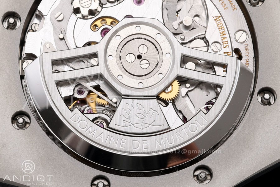 Royal Oak Chrono 26240 SS OCTA 1:1 Best Edition Purple Dial on SS Bracelet JH4401 Super Clone (Free Sprung)