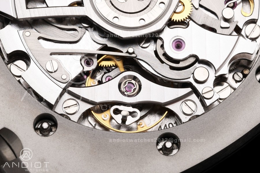 Royal Oak Chrono 26240 SS OCTA 1:1 Best Edition Purple Dial on SS Bracelet JH4401 Super Clone (Free Sprung)