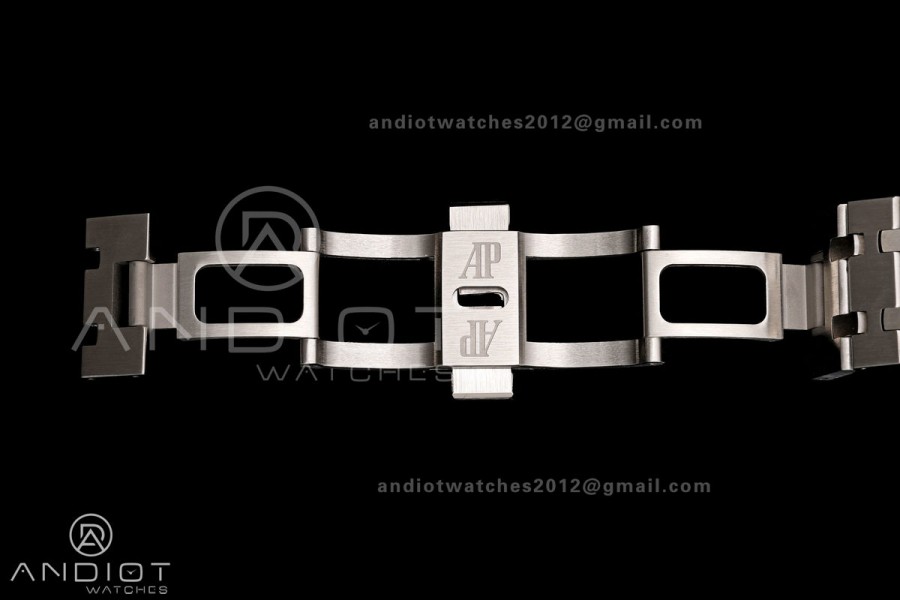 Royal Oak Chrono 26240 SS OCTA 1:1 Best Edition Purple Dial on SS Bracelet JH4401 Super Clone (Free Sprung)