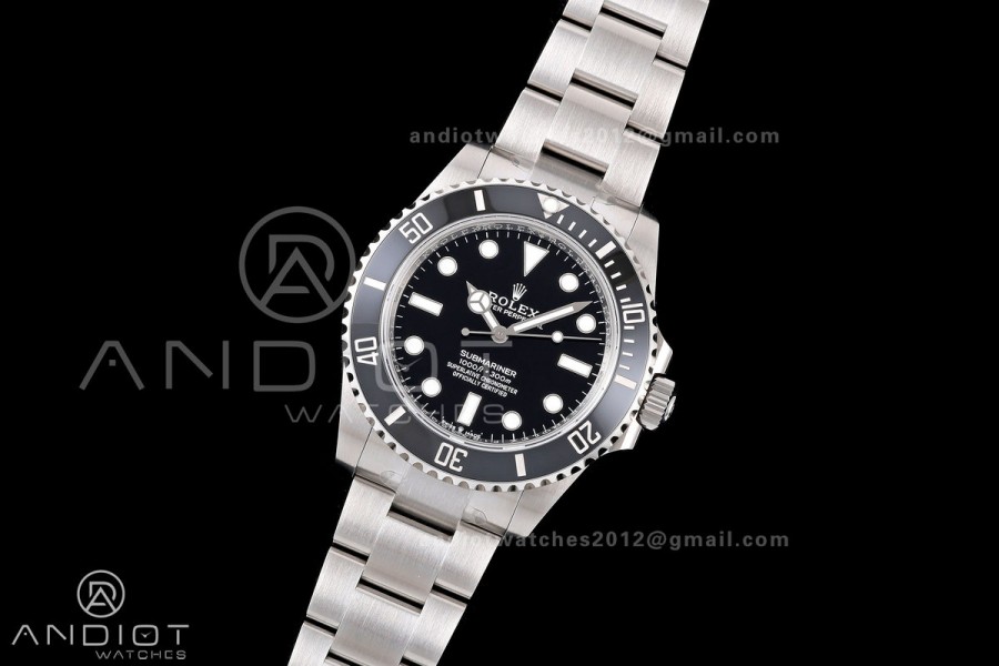 Submariner 41mm 124060 No Date RICH 1:1 Best Edition 904L SS Case and Bracelet JH3230 V2 (Free Sprung)