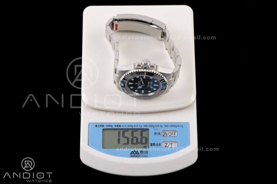 Submariner 41mm 124060 No Date RICH 1:1 Best Edition 904L SS Case and Bracelet JH3230 V2 (Free Sprung)