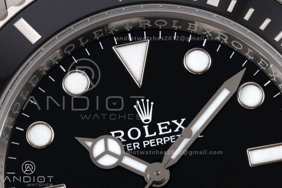 Submariner 41mm 124060 No Date RICH 1:1 Best Edition 904L SS Case and Bracelet JH3230 V2 (Free Sprung)