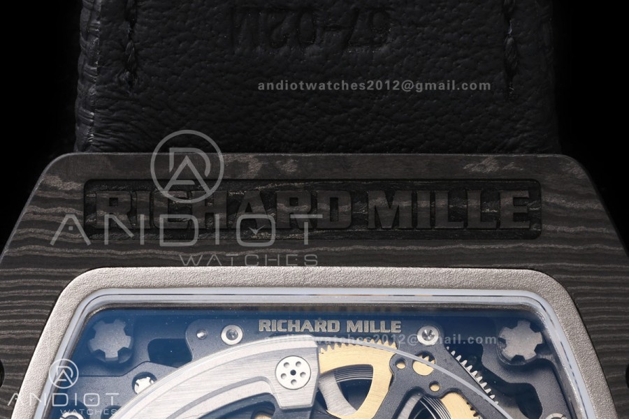 RICH Maker's 1:1 RM67-02 Black NTPT McLaren Orange Skeleton Dial CRMA7 Super Clone