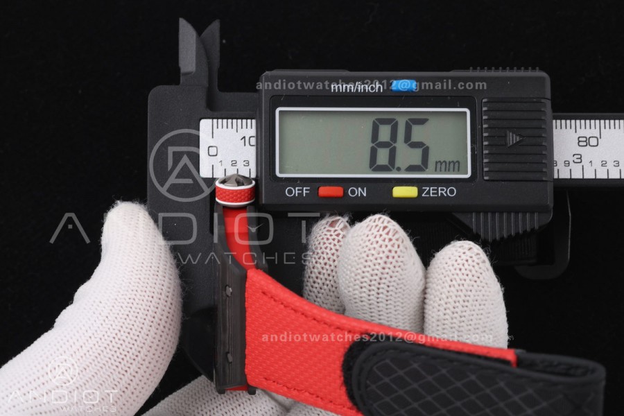 RICH Maker's 1:1 RM67-02 Black/Red NTPT Norway Red/White/Blue Skeleton Dial CRMA7 Super Clone