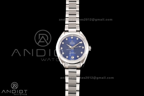 Aqua Terra Shades 34mm SS VRSF Best Edition Blue D...