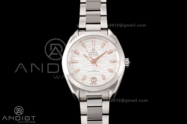Aqua Terra Shades 34mm SS VRSF Best Edition White ...
